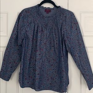 JCrew Liberty of London cotton top